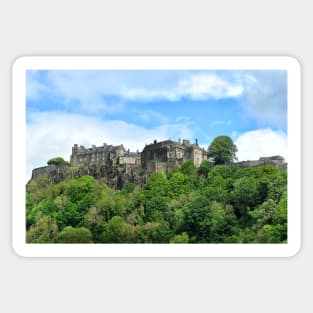 Summer view of Stirling Castle, Stirling in Scotland Sticker